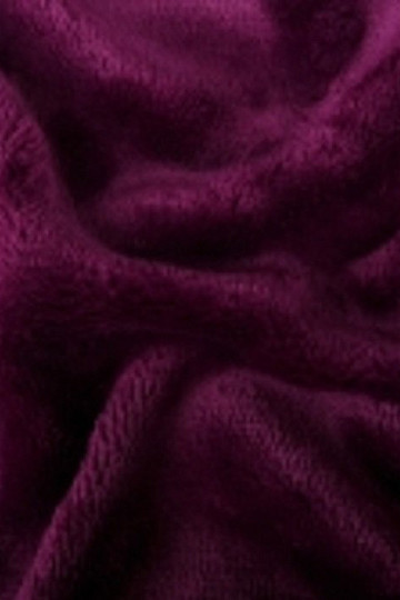 Drap en microflanelle DORMEZ BIEN foncé. violet