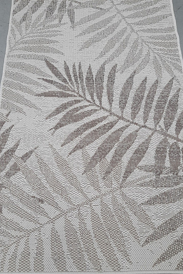 Tapis d'extérieur Duce in-out fleurs marron
