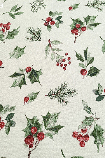 Tissu décoratif luxueux HOLLY GREEN