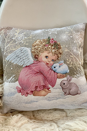 Housse de tapisserie de Noël ANGE POUR FILLES