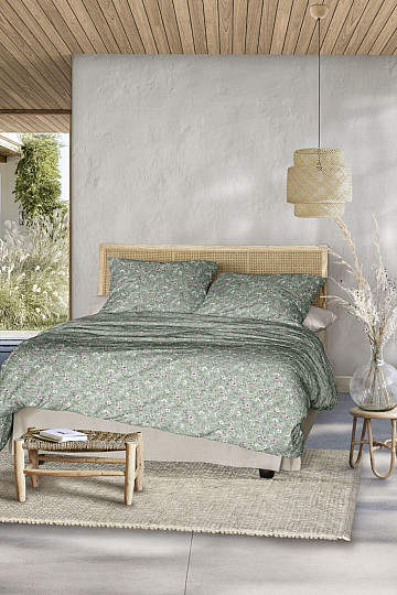 Satin de coton de luxe IRISETTE TOKIO 8567-30 VERT