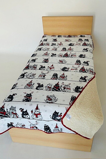 Couverture Mouton IMPRIMÉ - CHATS
