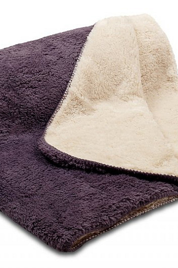 Couverture Mouton-anthracite/gris foncé/crème