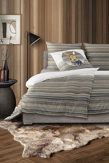 Parure de lit en flanelle de luxe IRISETTE LIÈVRE
