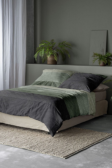 Parure de lit en flanelle de luxe IRISETTE KOALA 8430-30 VERT