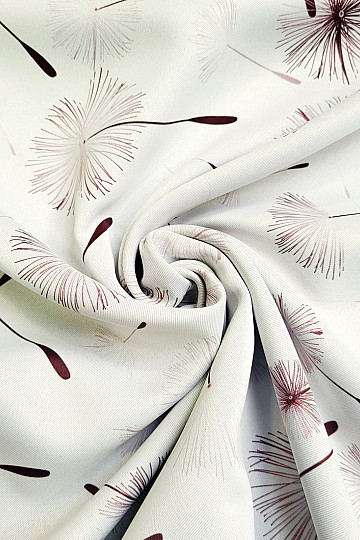 Tissu décoratif BLACK OUT DANDELION marron