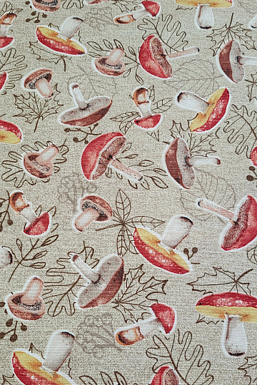 Tissu décoratif CHAMPIGNONS