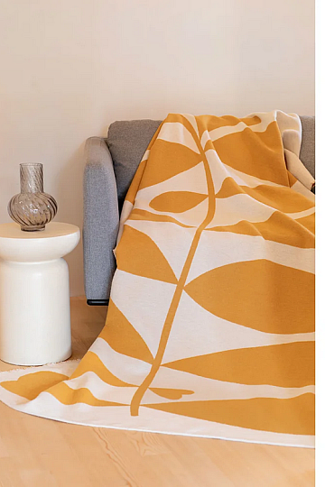 Couverture DF LUCA GRANDES FEUILLES JAUNE
