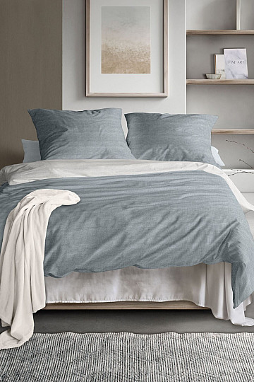 Satin de coton de luxe IRISETTE WAVE 8557-20 BLEU