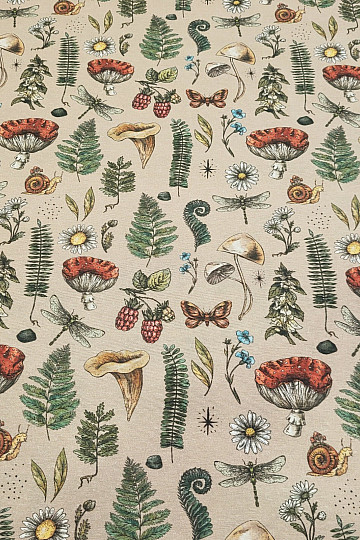 Tissu décoratif AUTOMNE EN FORÊT