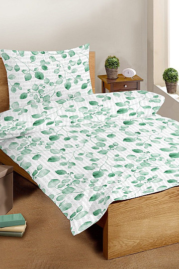Literie microcrêpe - EUCALYPTUS