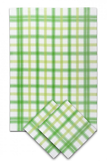 Serviettes en bambou CUBE MOYEN VERT