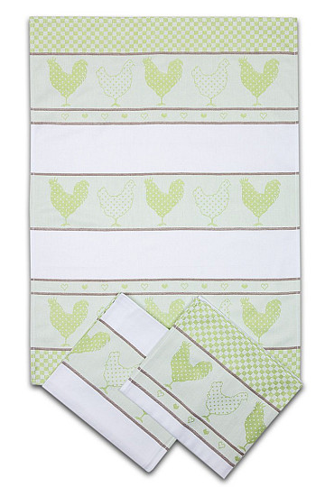 Serviette de toilette HEN - vert
