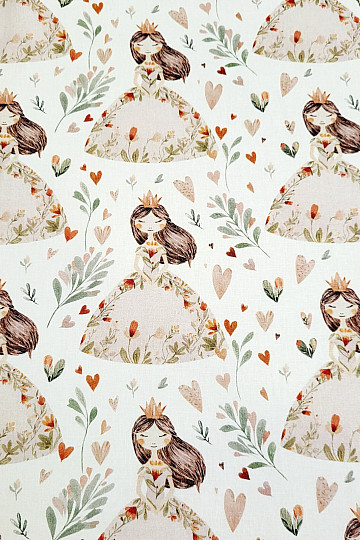 Tissu en coton PRINCESSE DE RÊVE