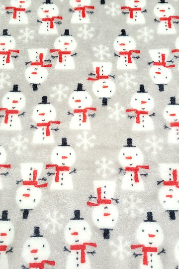 Bonhommes de neige en microfibre