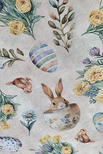 Tissu décoratif BUNNY LONNIE beige