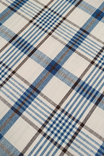 Tissu décoratif ANZOL BLEU