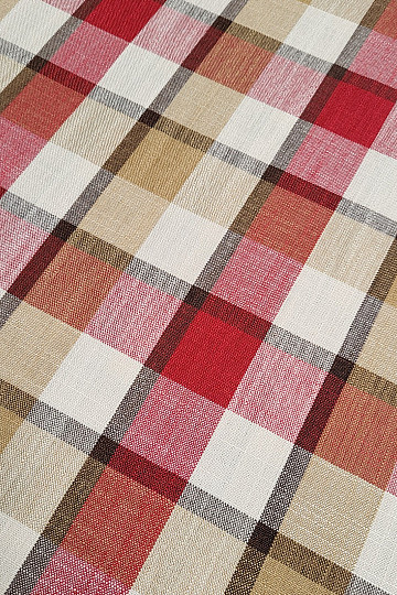 Tissu décoratif ATILA ROUGE