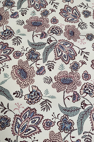 Tissu en coton FLEURS BOHÈME