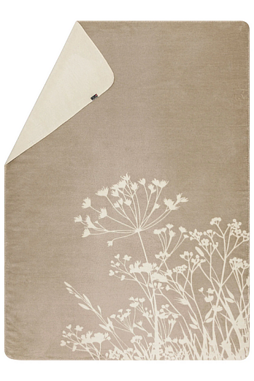 Couverture en herbe de bambou écru