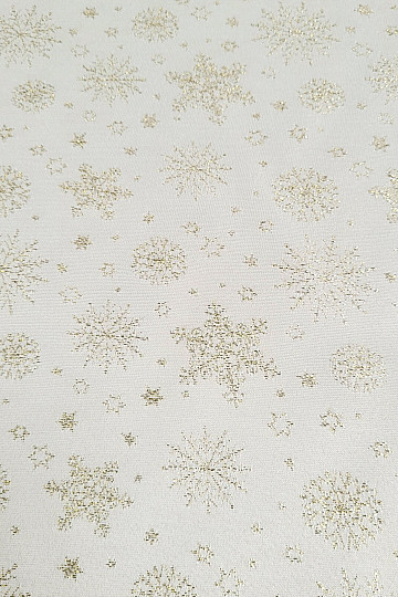 Tissu décoratif Téflon FLAKES COPO LUREX doré