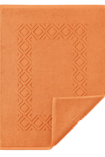 Tapis de bain éponge DENVER orange