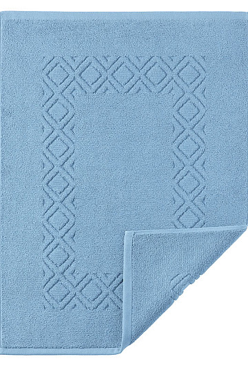Tapis de bain éponge DENVER bleu clair