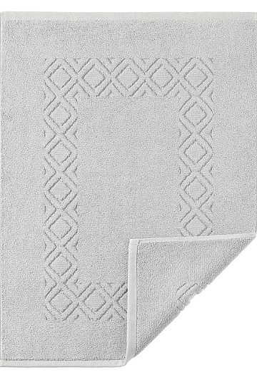 Tapis de bain éponge DENVER gris clair