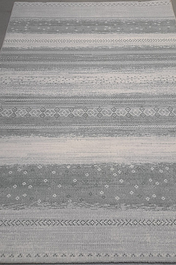 tapis pièce moderne FONTANA vert et blanc