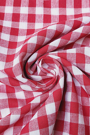 Tissu décoratif KANAFAS rouge 1x1 cm