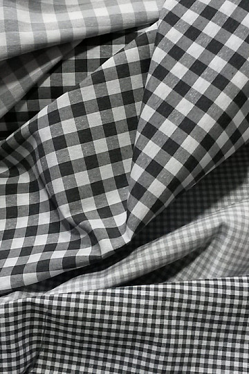 Tissu déco MENORCA gris foncé