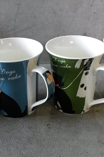 Mug CHIENS LOVE CAKE 350ml