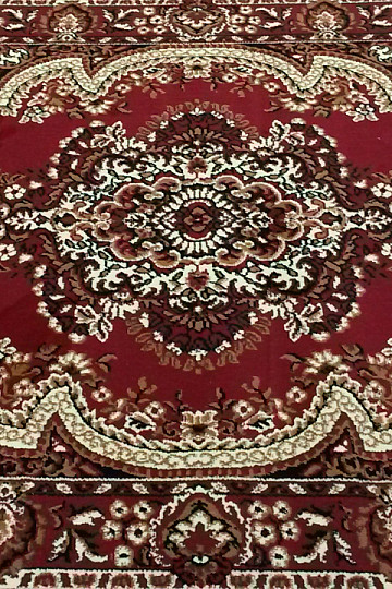 Tapis en pièce SOLID rouge