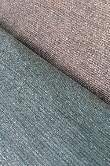 Tissu chenille ELIA combinaison de turquoise
