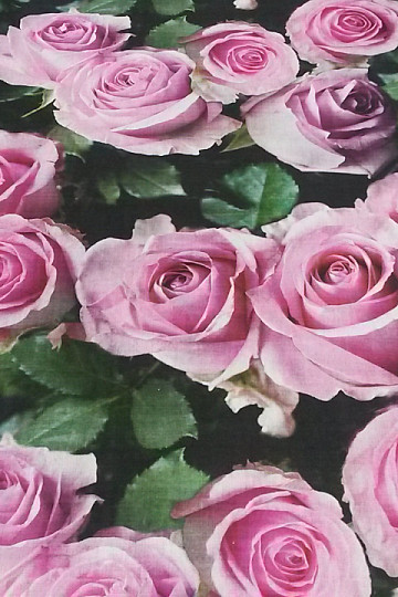 Tissu décoratif Rose impression numérique 3D