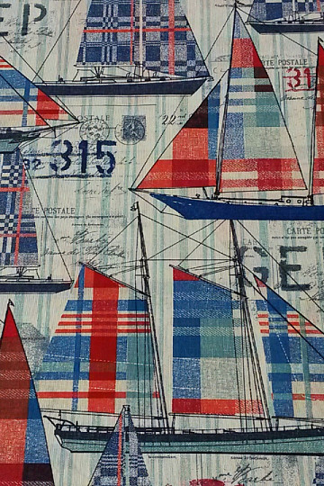 Tissu décoratif VOILIER