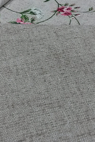 Tissu déco MAX LISO marron clair