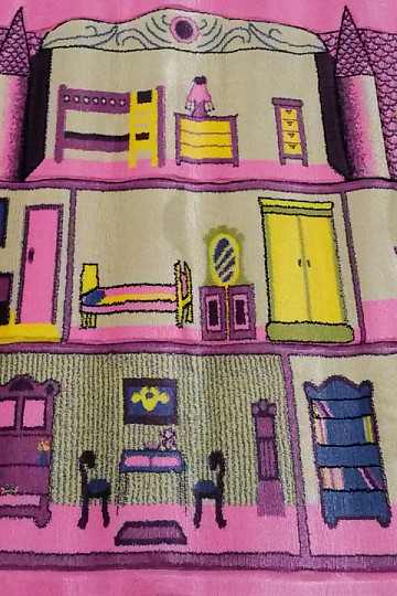 Tapis enfant KIDS ZÁMEK rose