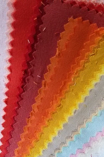 Tissu coton UNI rose - camélia