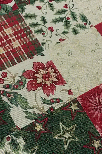 Tissu à tapisserie Rose de Noël HOLLY