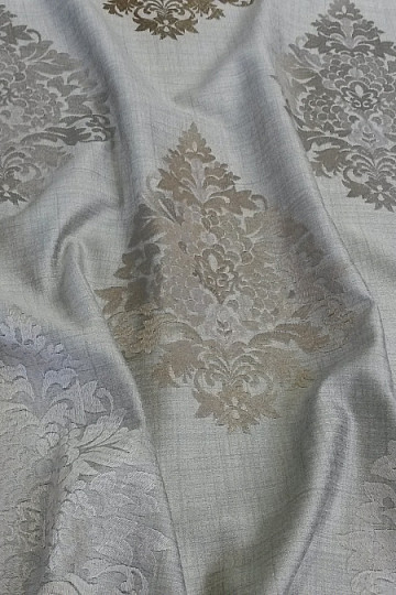 Tissu décoratif REVIVAL gris - beige