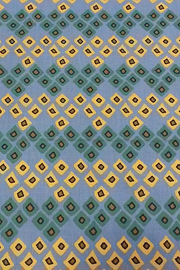 Tissu décoratif ETNO DOZALI bleu