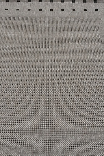 Tapis à boucles FLOORLUX 20329/04 argent-noir