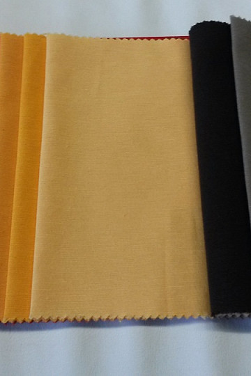 Tissu déco uni LISO jaune clair
