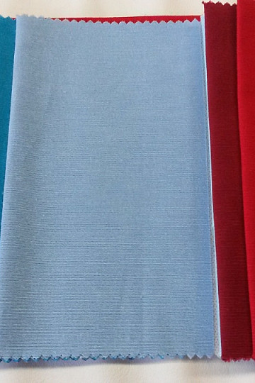 Tissu déco uni couleur LISO bleu clair