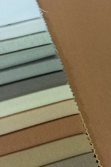 Tissu déco uni couleur LISO 103 nougat