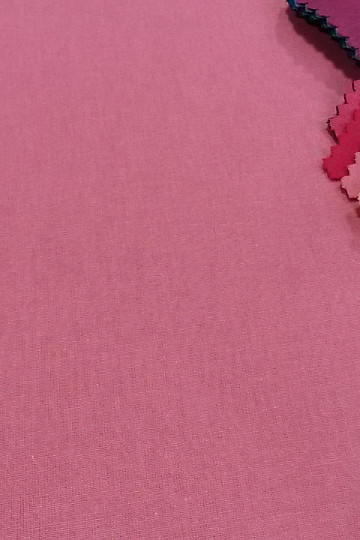 Tissu en coton UNI ROSE