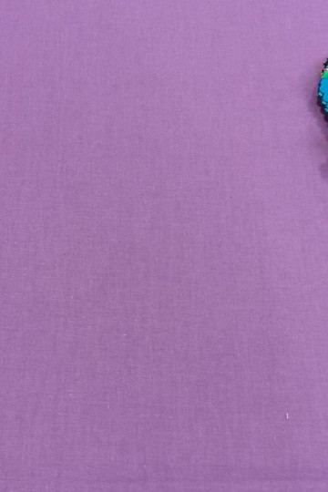 Tissu en coton UNI lilas foncé