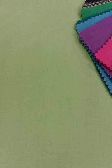 Tissu en coton UNI vert clair