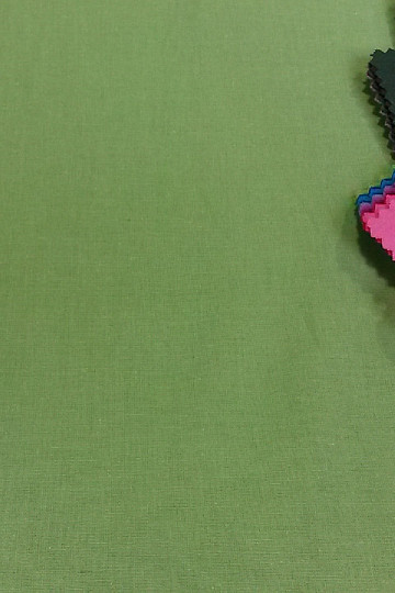 Tissu coton UNI pistache